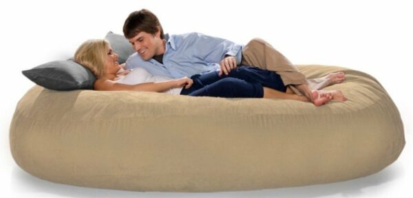 Giường lười hạt xốp 2 người nằm Giường lười hạt xốp goiluoi.com