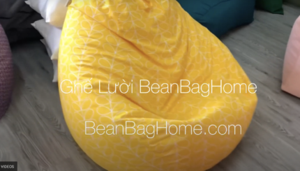 [Video] Ghế lười hình quả lê có tay cầm màu vàng đẹp, Screen Shot 2020 12 01 at 11.05.39 AM