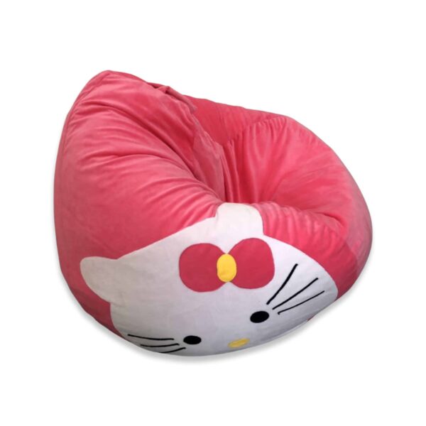 Ghế Lười Gấu Bông Kitty Hạt Xốp Size M Ghế lười cao cấp goiluoi.com