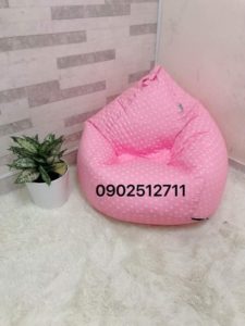 Ghế Lười Bean Bag Home gheluoigiotnuochongbi-225x300 Ghế lười màu hồng (size M) - 1 người ngồi  