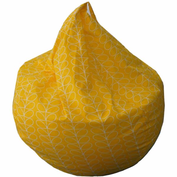 Ghế Lười Giọt Nước Hoạ Tiết Cotton Vàng Size M Ghế lười cao cấp goiluoi.com 3