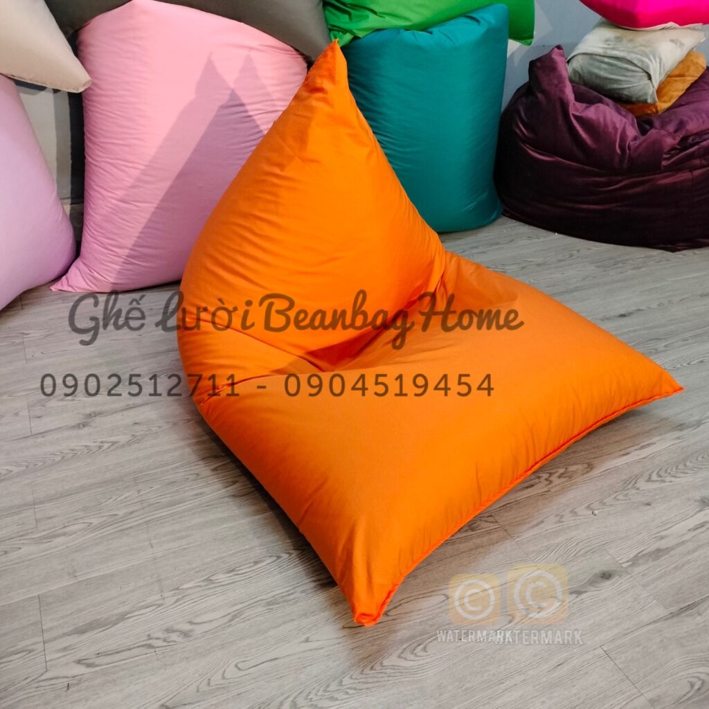 Ghế Lười Bean Bag Home ghe-luoi-kim-tu-thap-hong-phan-8-1024x1024 Ghế Lười Kim Tự Tháp Hạt Xốp 90x120cm - Màu Cam  